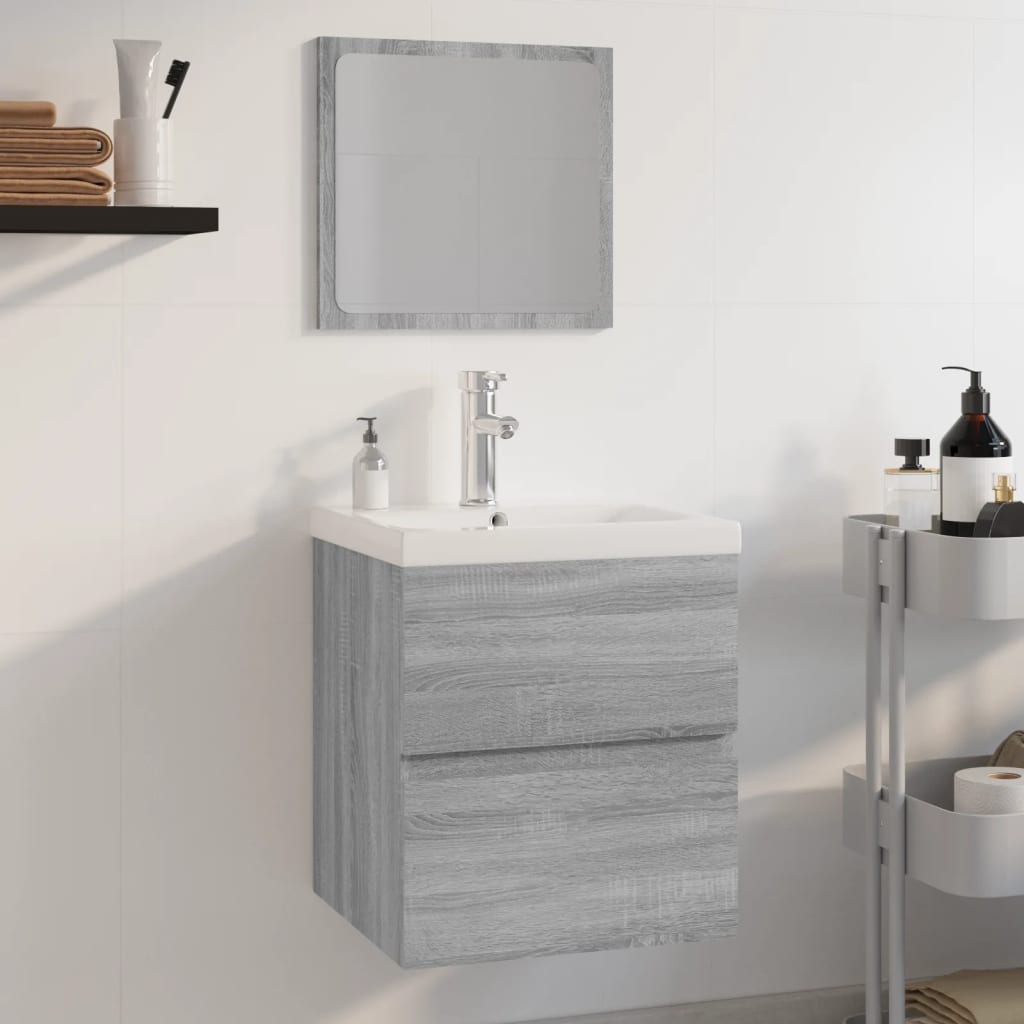 Bathroom Furniture Set | , White | Engineered Wood | Medium