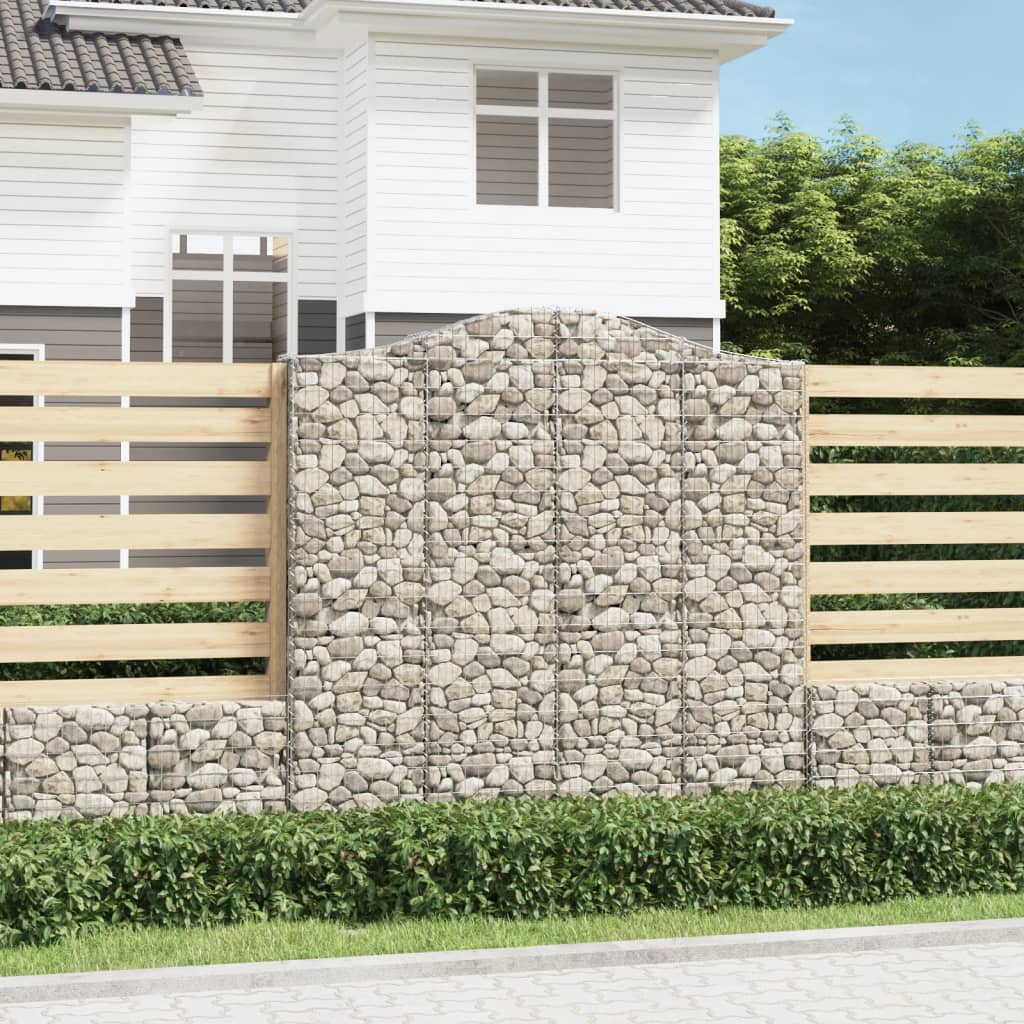 Arched Gabion Basket Galvanised Iron