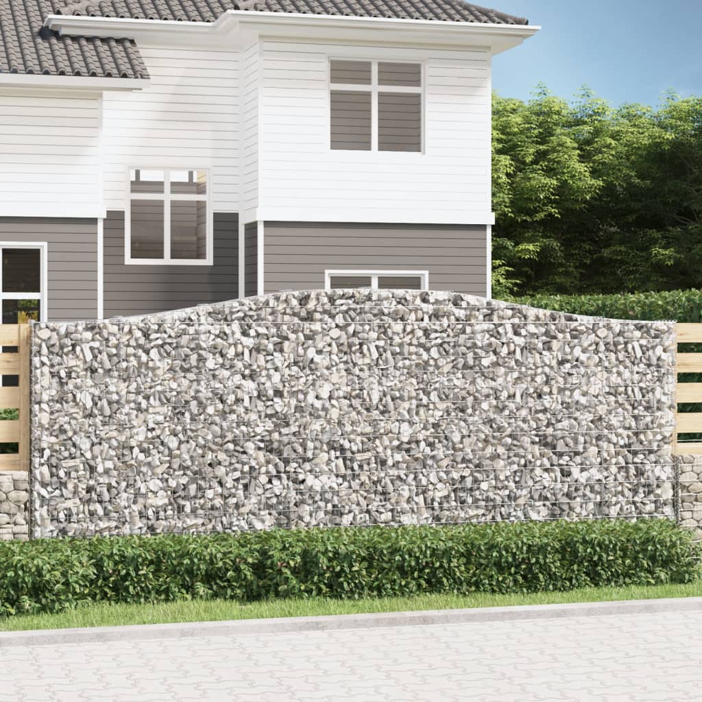 Arched Gabion Basket Galvanised Iron