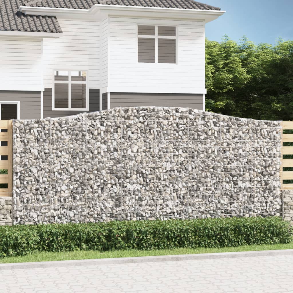 Arched Gabion Basket Galvanised Iron