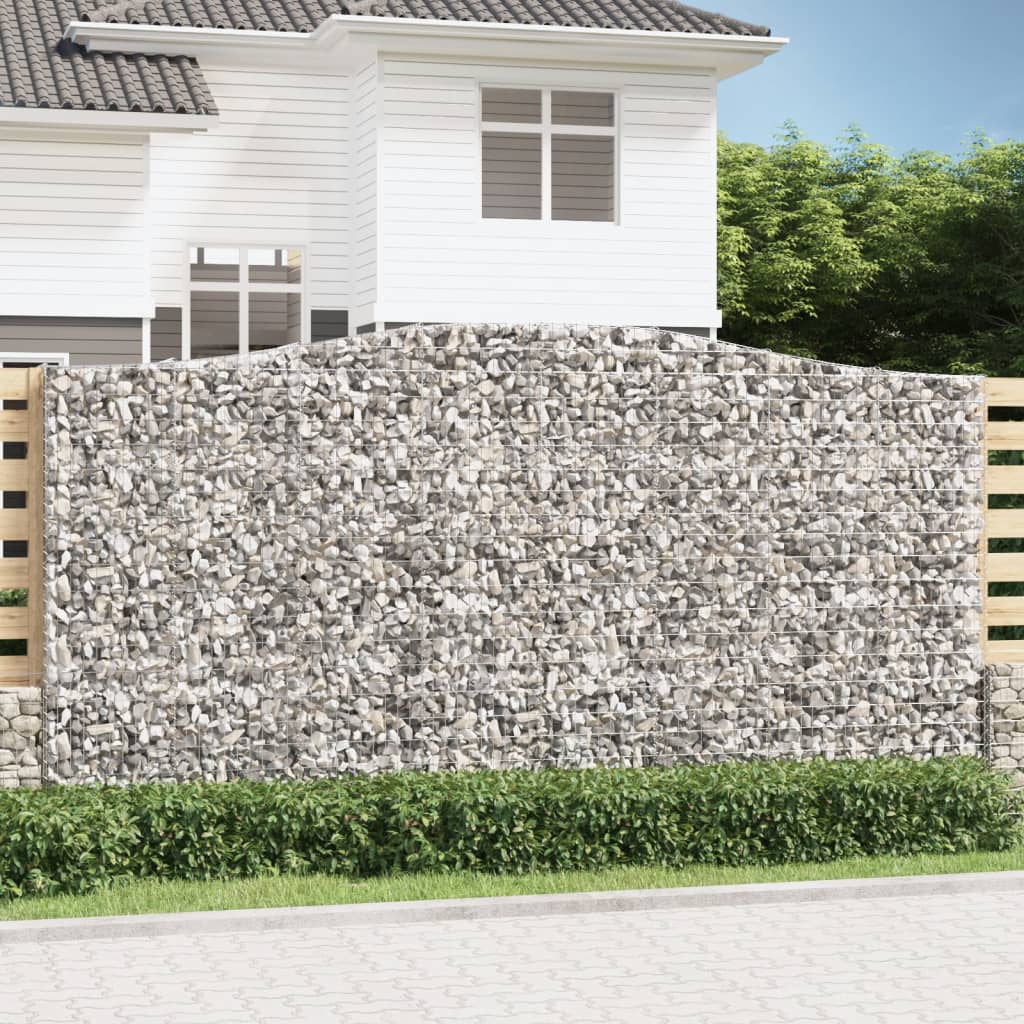 Arched Gabion Basket Galvanised Iron