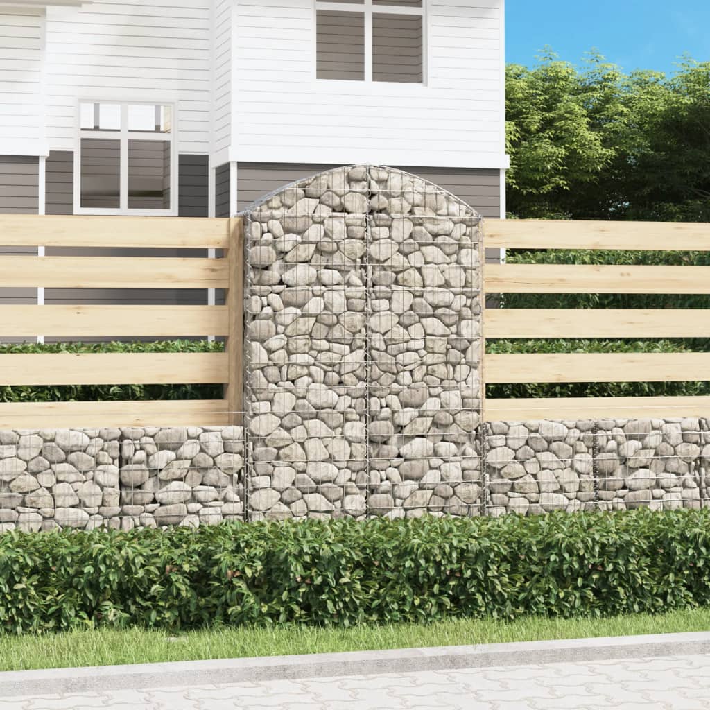 Arched Gabion Basket Galvanised Iron