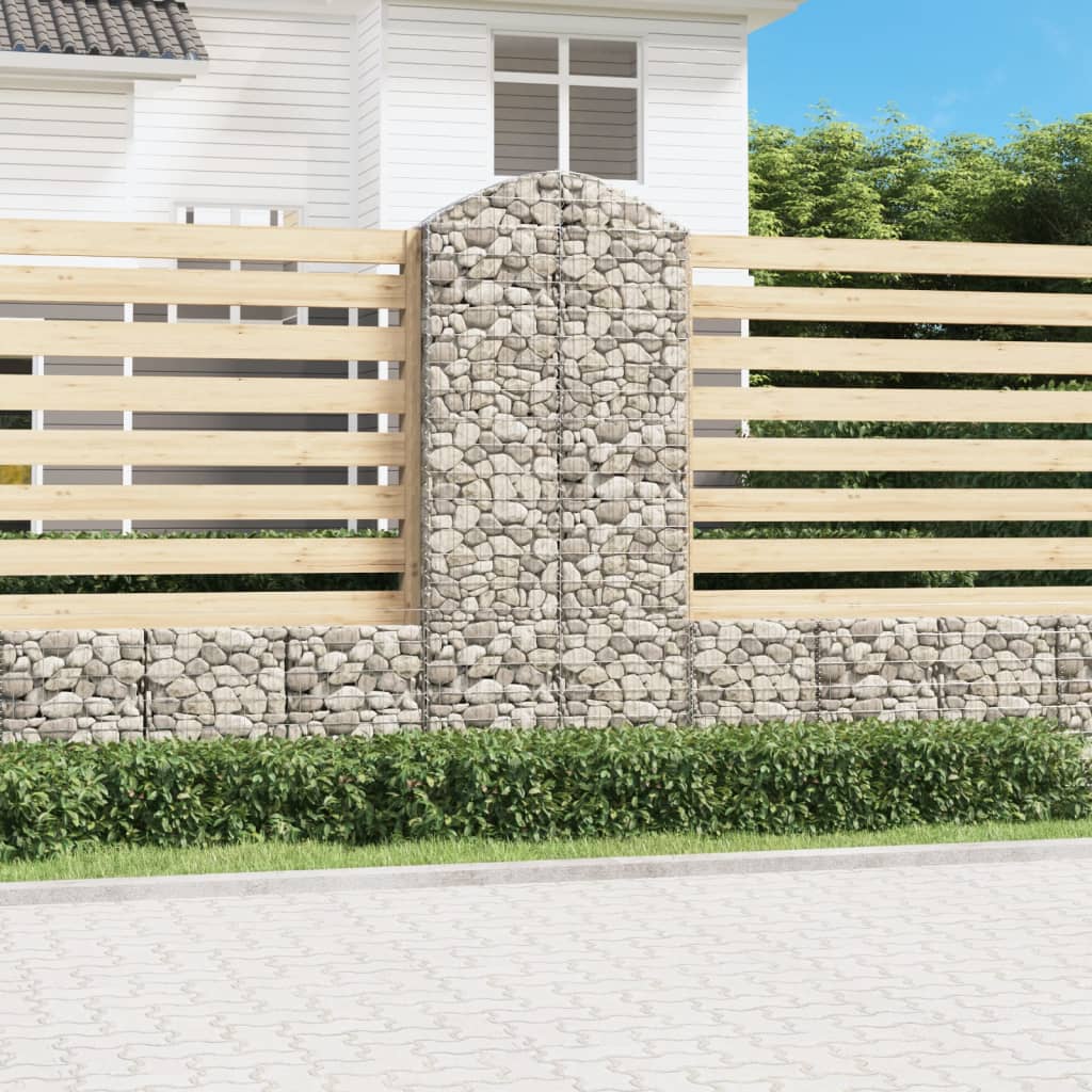Arched Gabion Basket Galvanised Iron