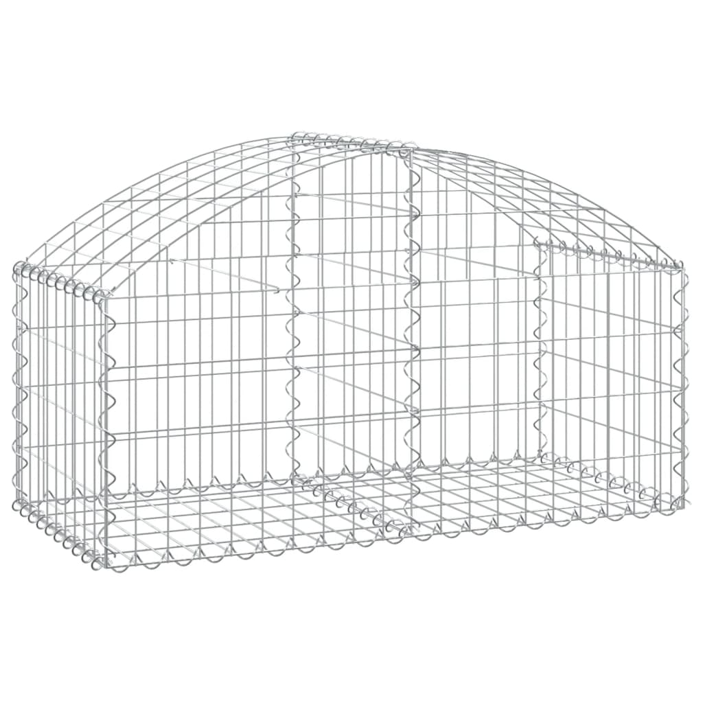 Arched Gabion Basket Galvanised Iron