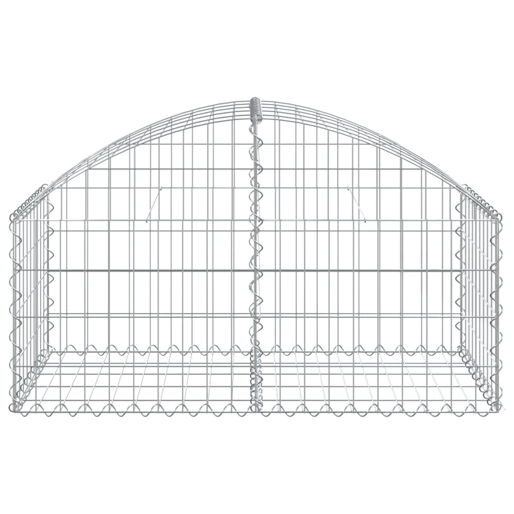 Arched Gabion Basket Galvanised Iron