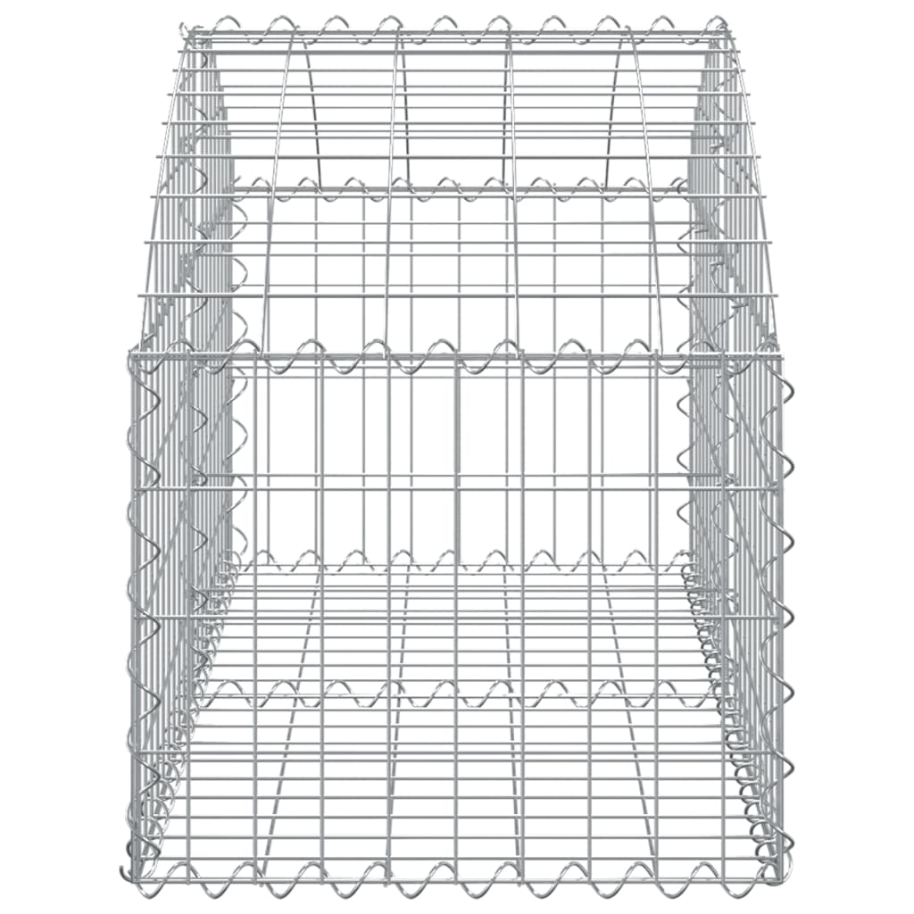 Arched Gabion Basket Galvanised Iron