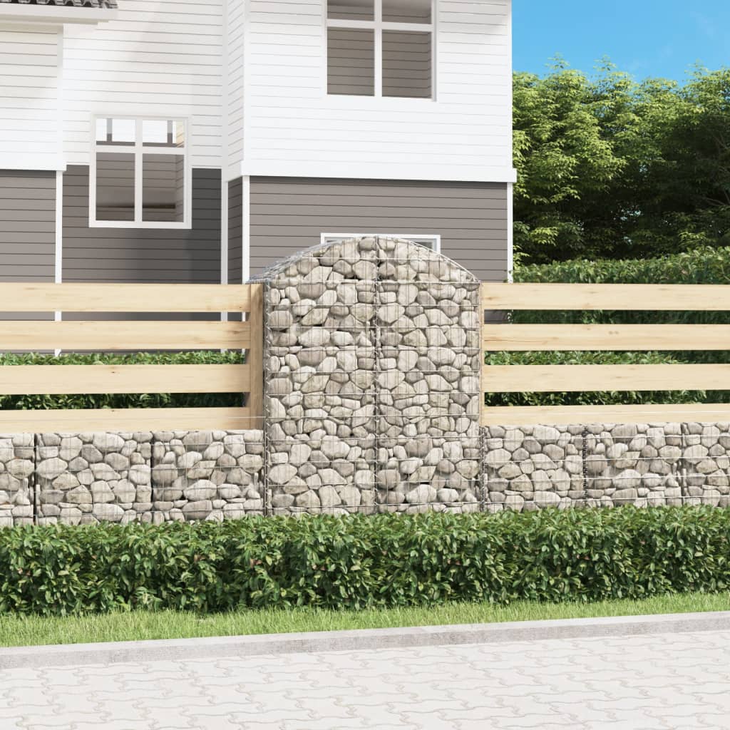 Arched Gabion Basket Galvanised Iron