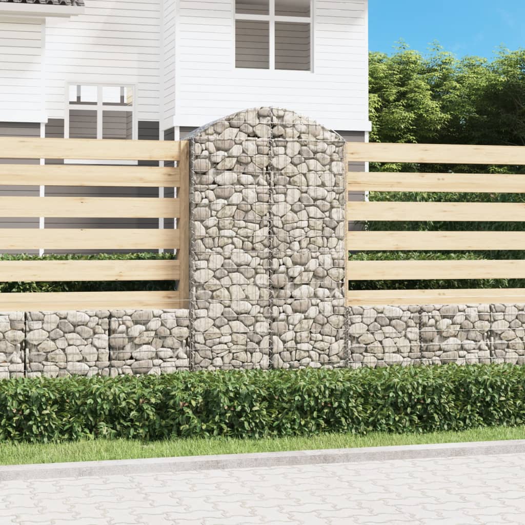 Arched Gabion Basket Galvanised Iron