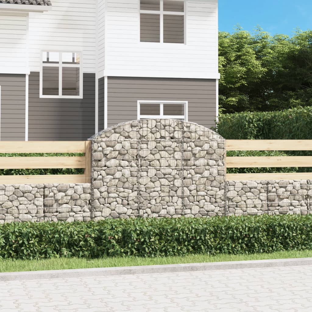 Arched Gabion Basket Galvanised Iron