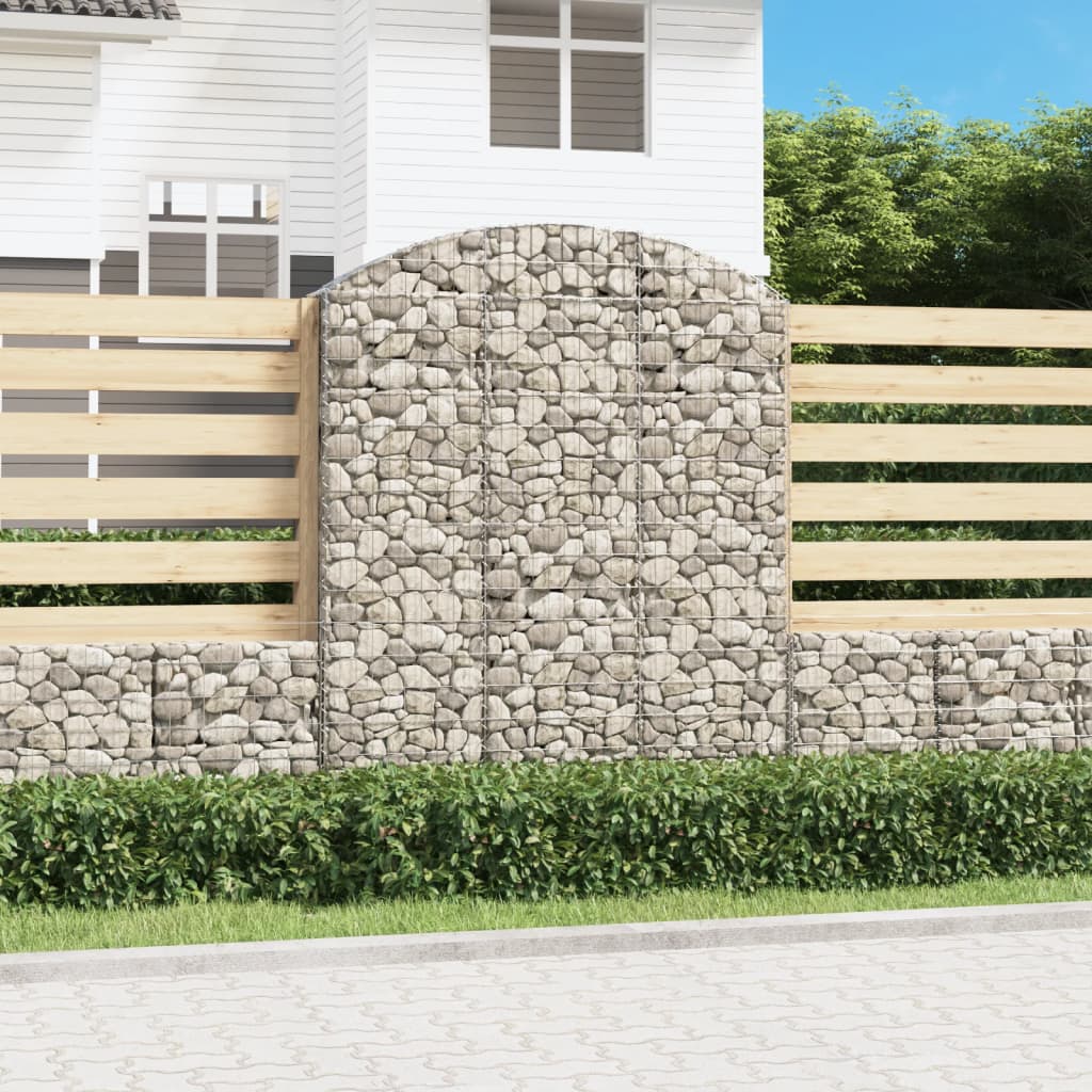 Arched Gabion Basket Galvanised Iron