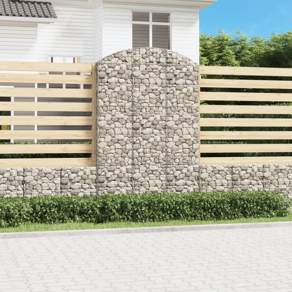 Arched Gabion Basket Galvanised Iron