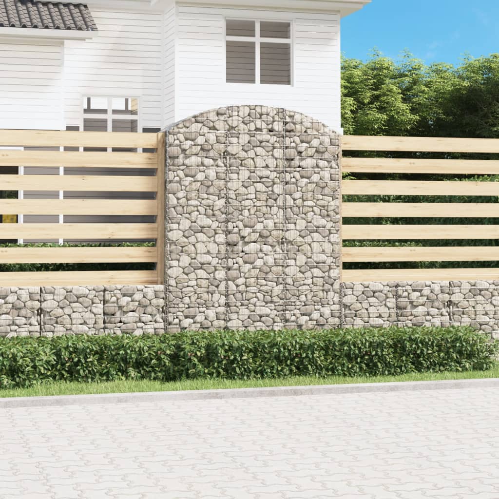 Arched Gabion Basket Galvanised Iron