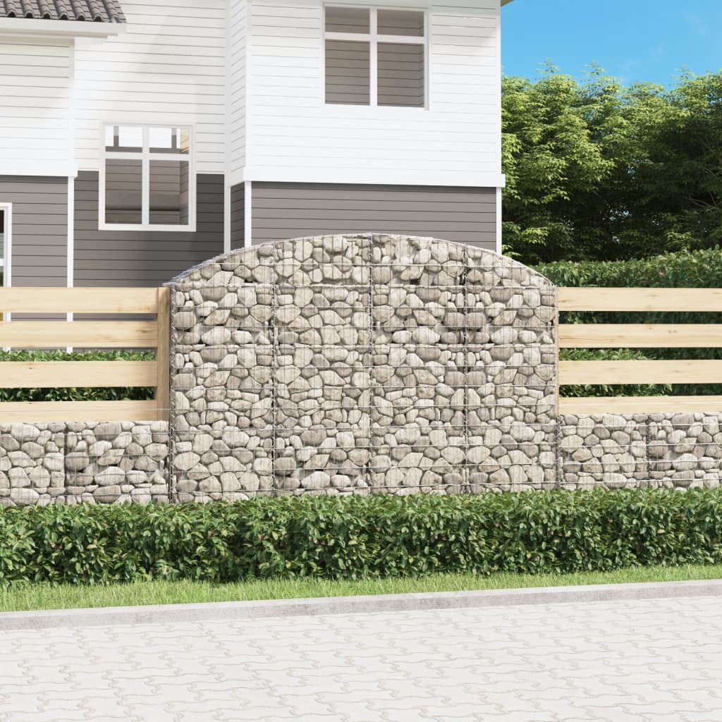 Arched Gabion Basket Galvanised Iron