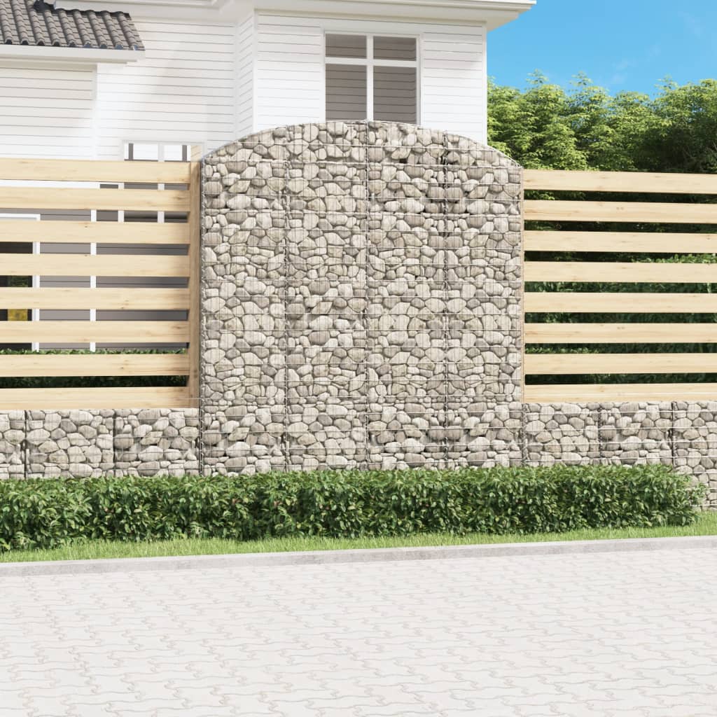 Arched Gabion Basket Galvanised Iron