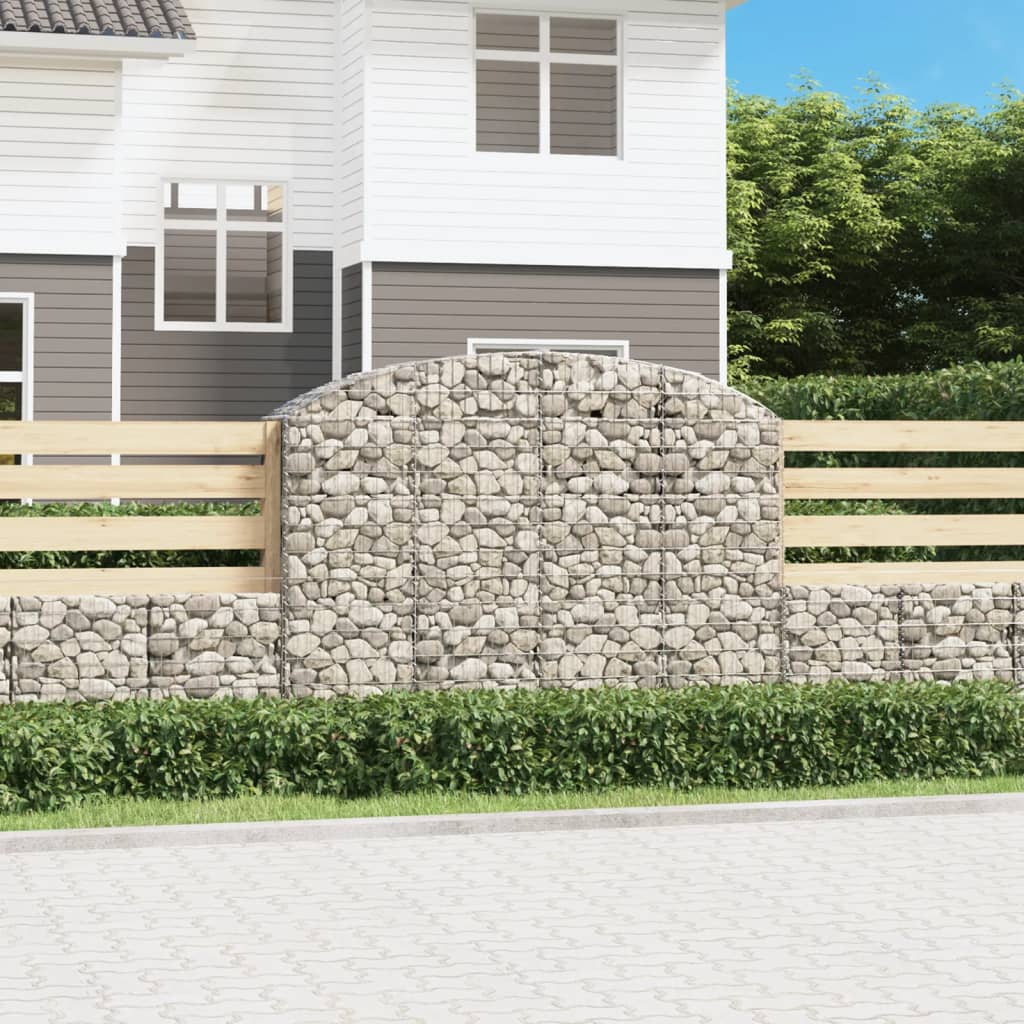 Arched Gabion Basket Galvanised Iron