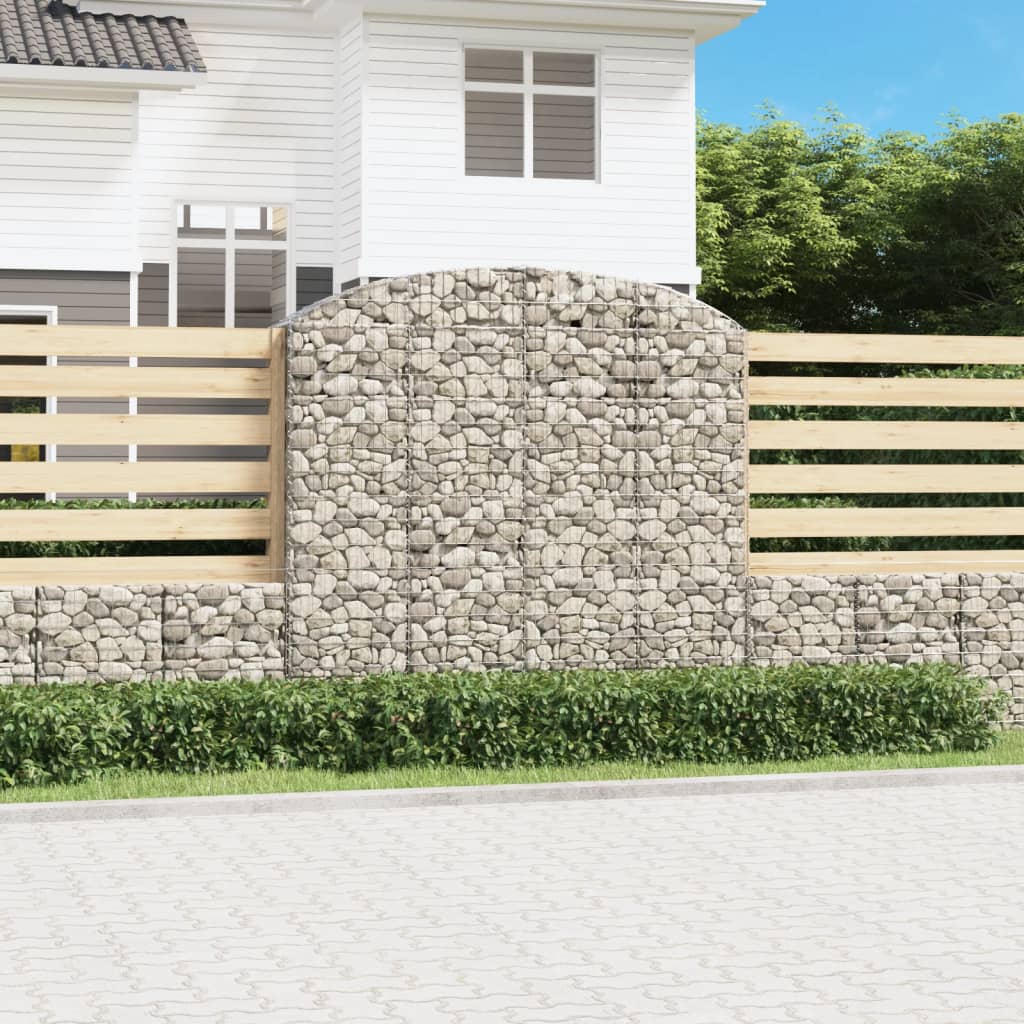 Arched Gabion Basket Galvanised Iron