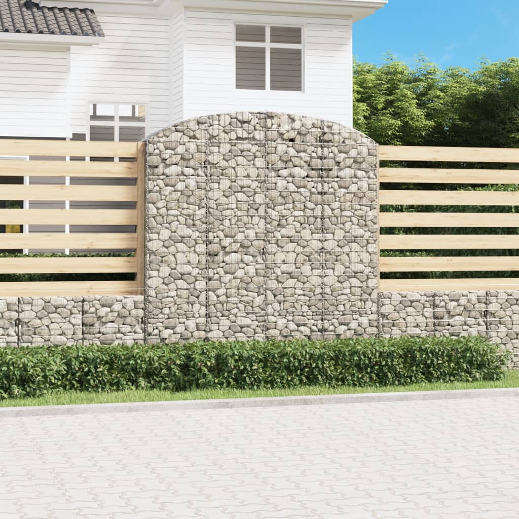 Arched Gabion Basket Galvanised Iron