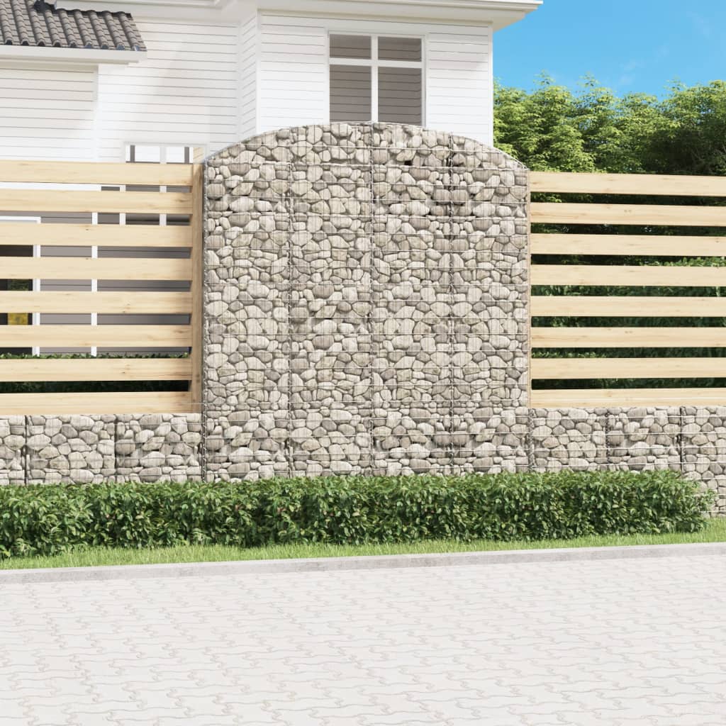 Arched Gabion Basket Galvanised Iron