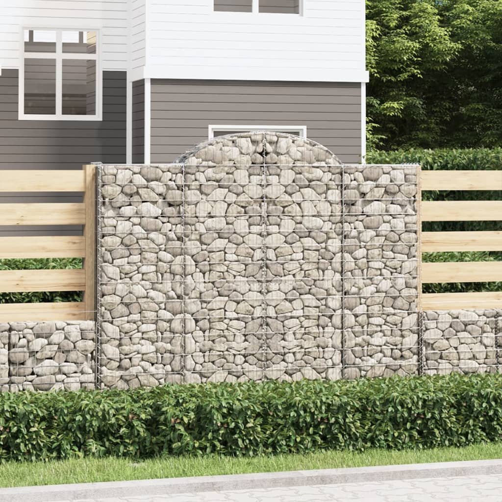 Arched Gabion Basket Galvanised Iron