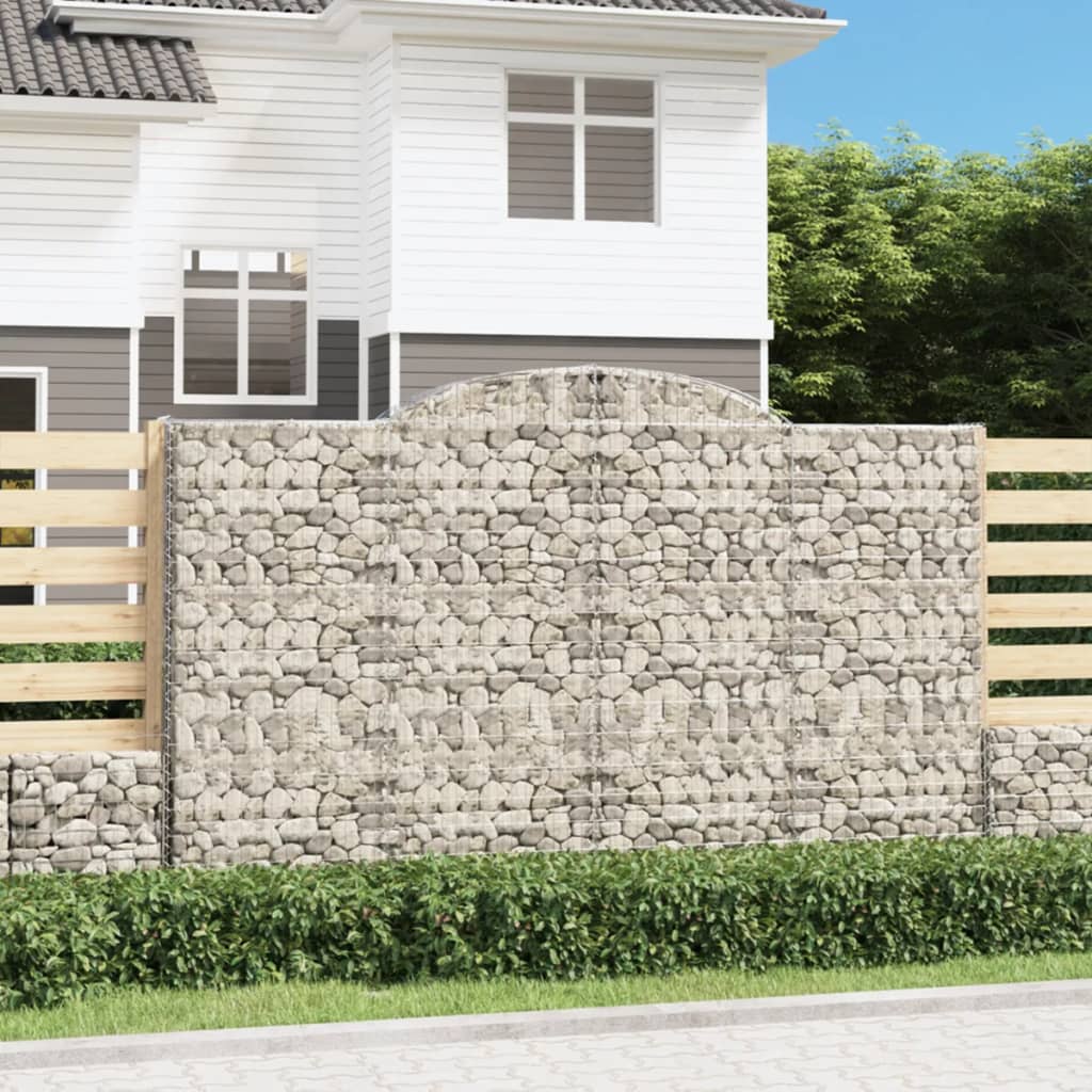 Arched Gabion Basket Galvanised Iron