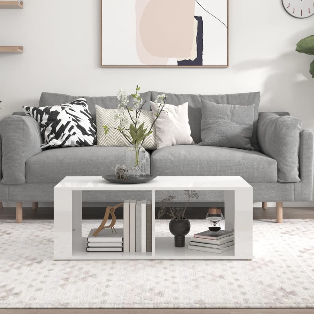 Coffee Table 100X50X36 Cm Engineered Wood - Model 816520
