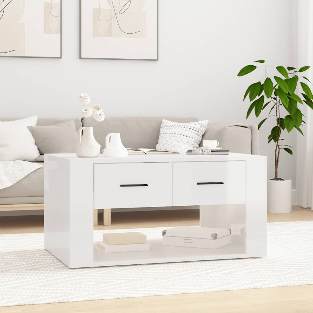 Coffee Table 80X50X40 Cm Engineered Wood