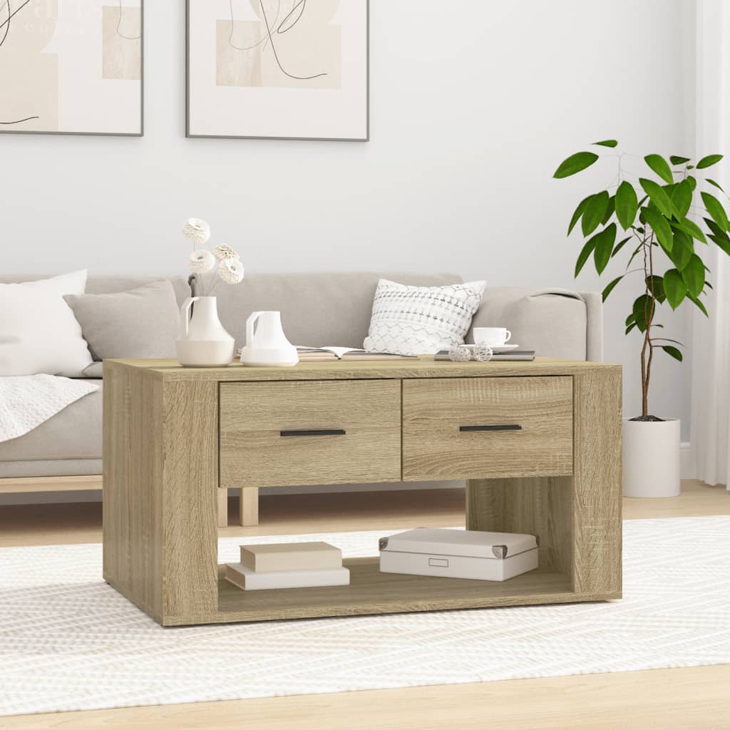 Coffee Table 80X50X40 Cm Engineered Wood