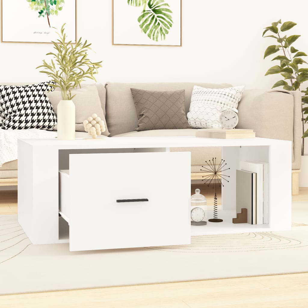 Coffee Table 100X50.5X35 Cm Engineered Wood