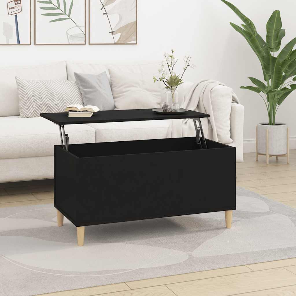 Coffee Table 90X44.5X45 Cm Engineered Wood