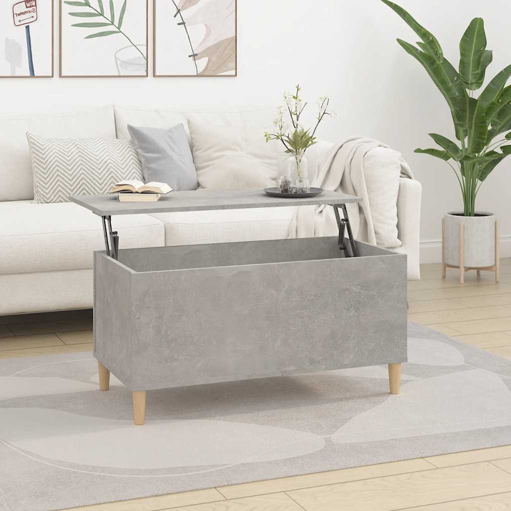 Coffee Table 90X44.5X45 Cm Engineered Wood