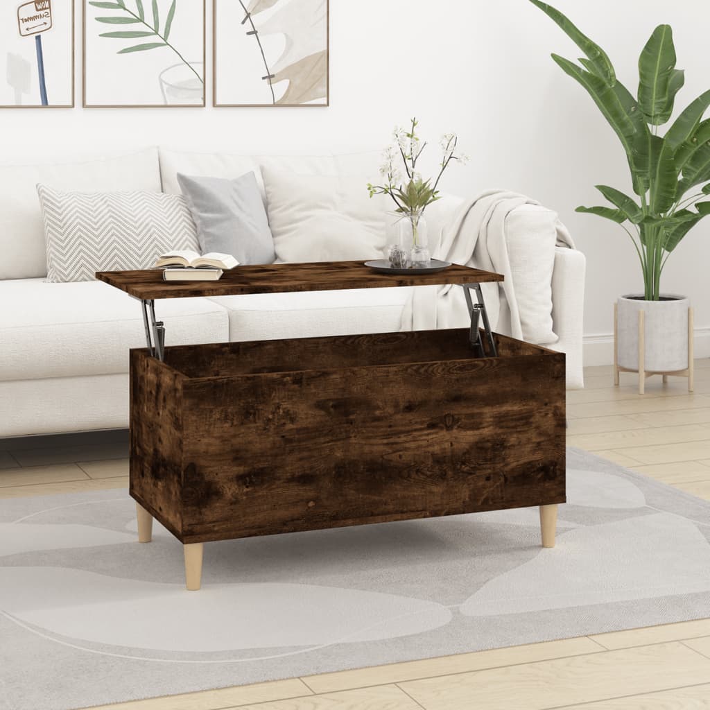 Coffee Table 90X44.5X45 Cm Engineered Wood
