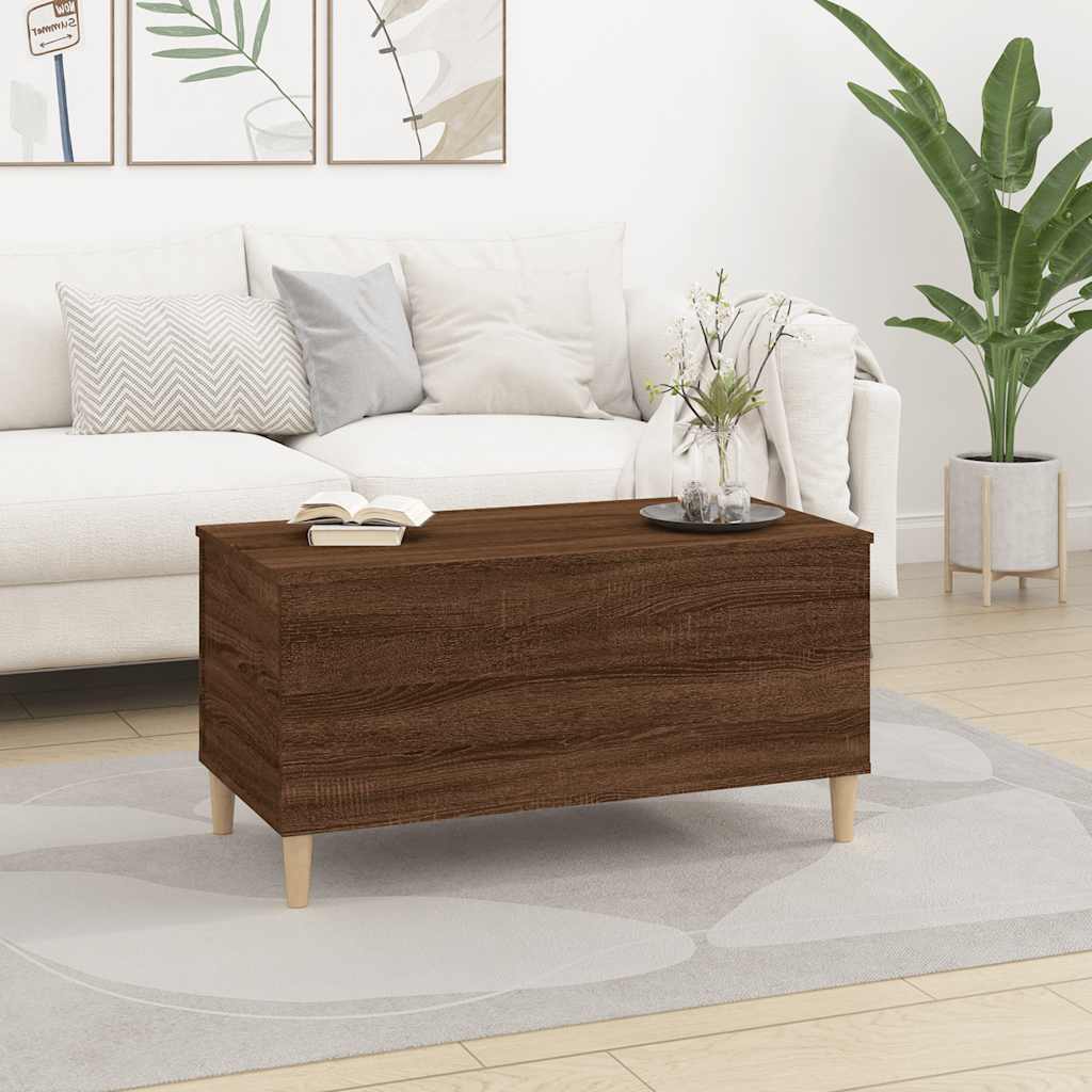 Coffee Table 90X44.5X45 Cm Engineered Wood