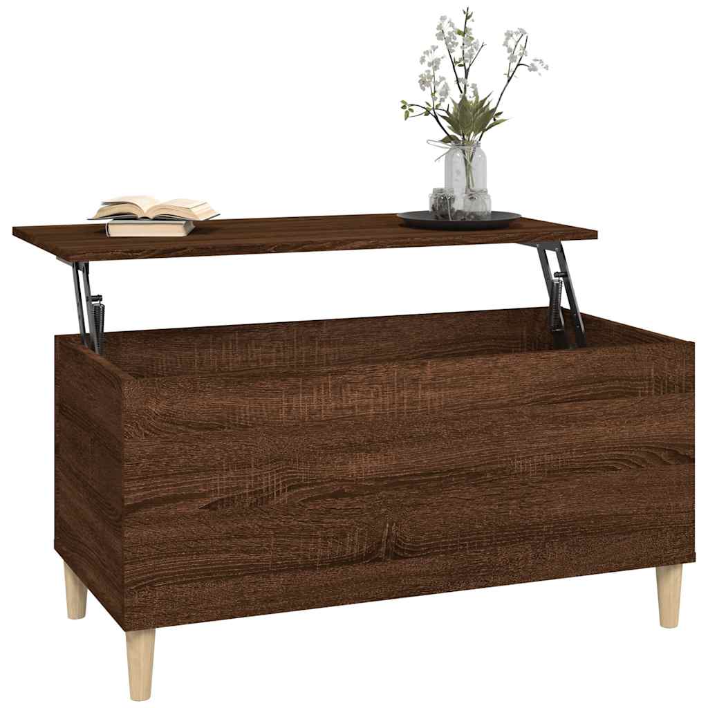Coffee Table 90X44.5X45 Cm Engineered Wood