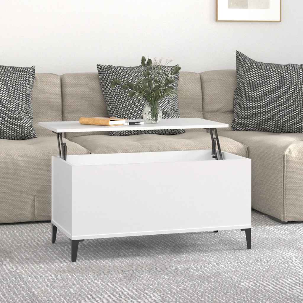 Coffee Table 60X44.5X45 Cm Engineered Wood