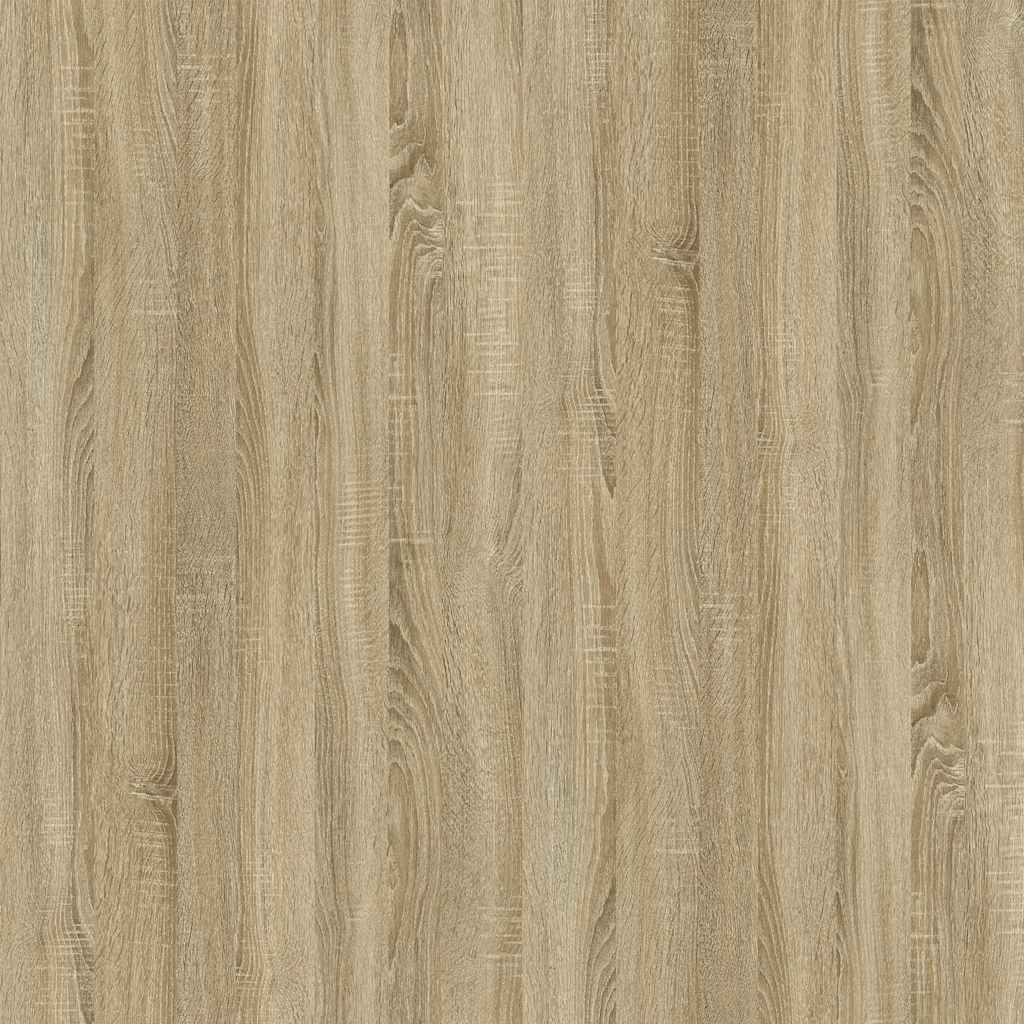 Sideboard 100X30X59.5 Cm Engineered Wood White Black Oak Smoked Oak Artisan Oak