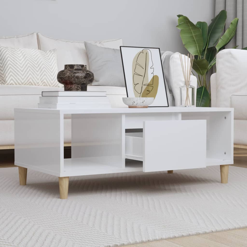 Coffee Table 90X50X36,5 Cm Engineered Wood