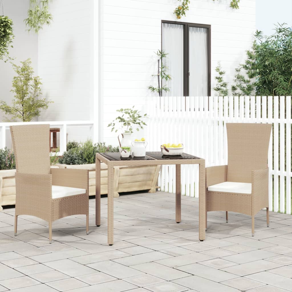 Garden Table With Top Poly Rattan