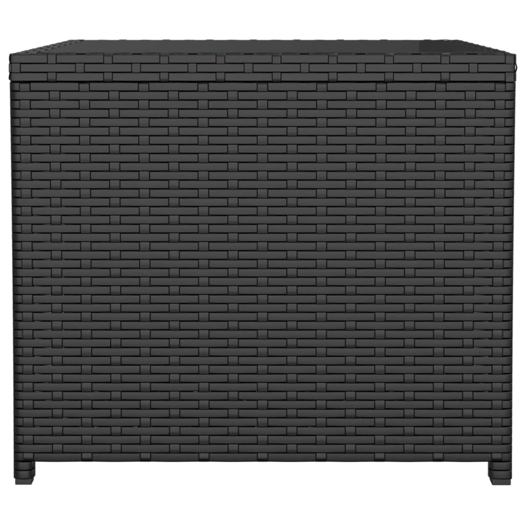 Outdoor Table Poly Rattan Coffee Garden Patio Side 45X45X40Cm Beige Black Grey 4