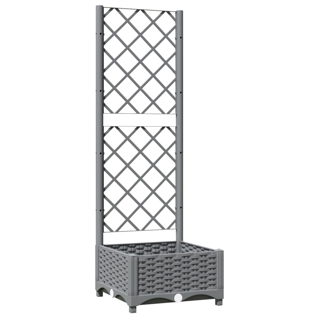 Garden Planter With Trellis Pp