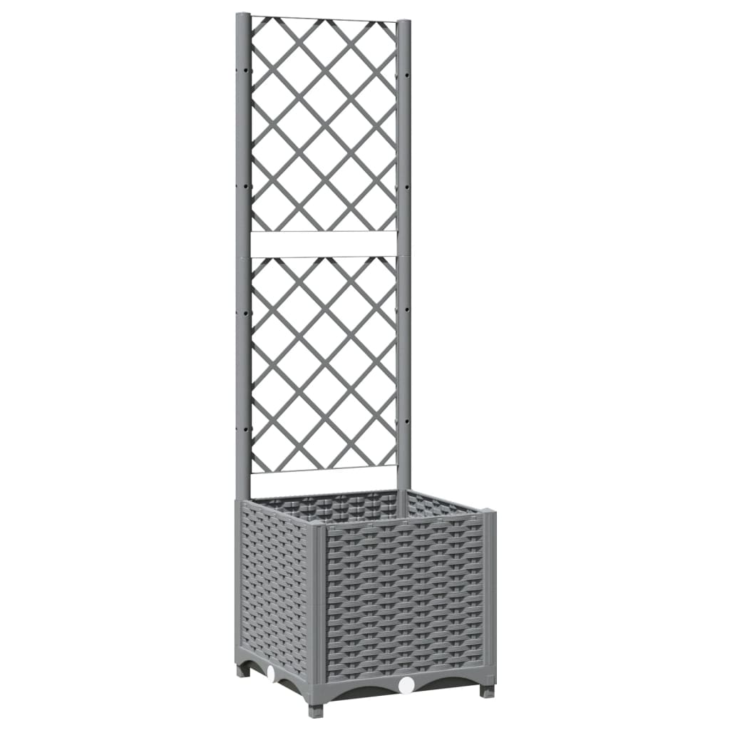 Garden Planter With Trellis Pp