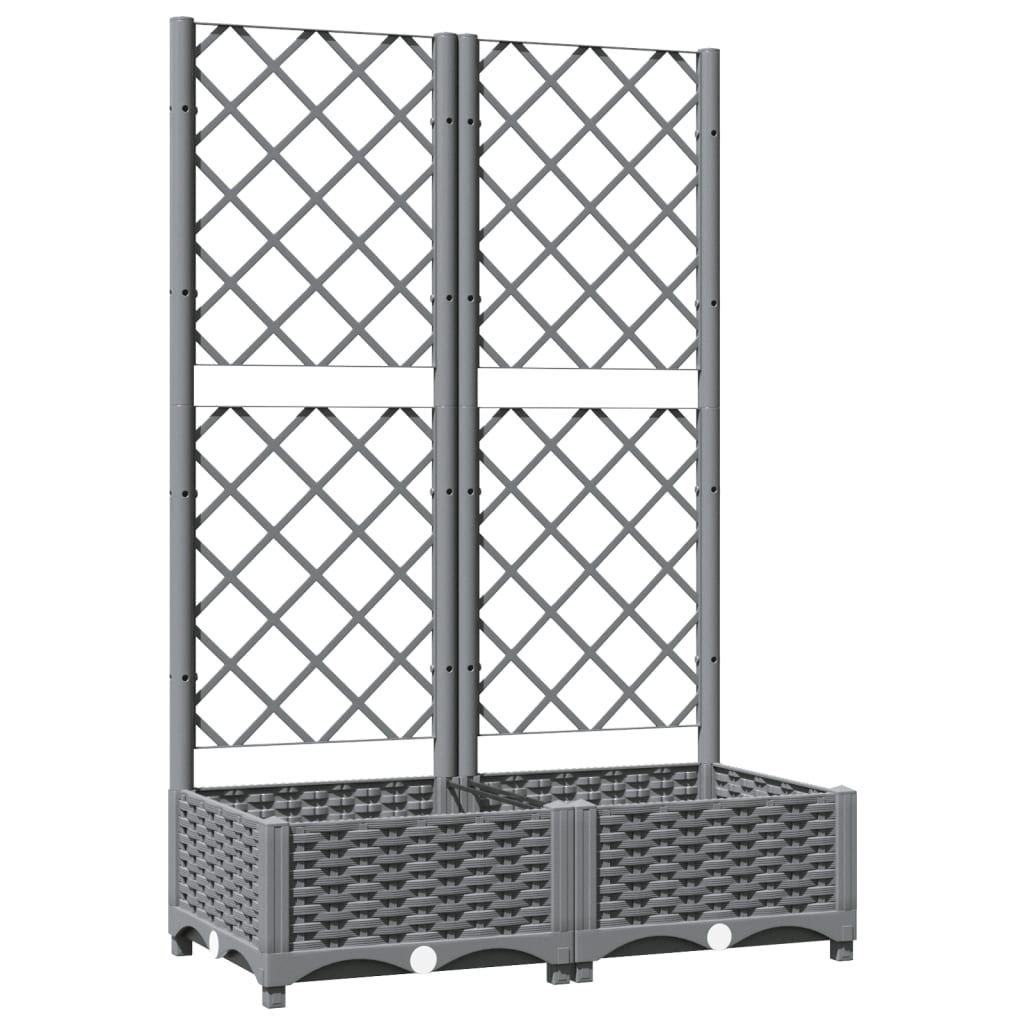 Garden Planter With Trellis Pp