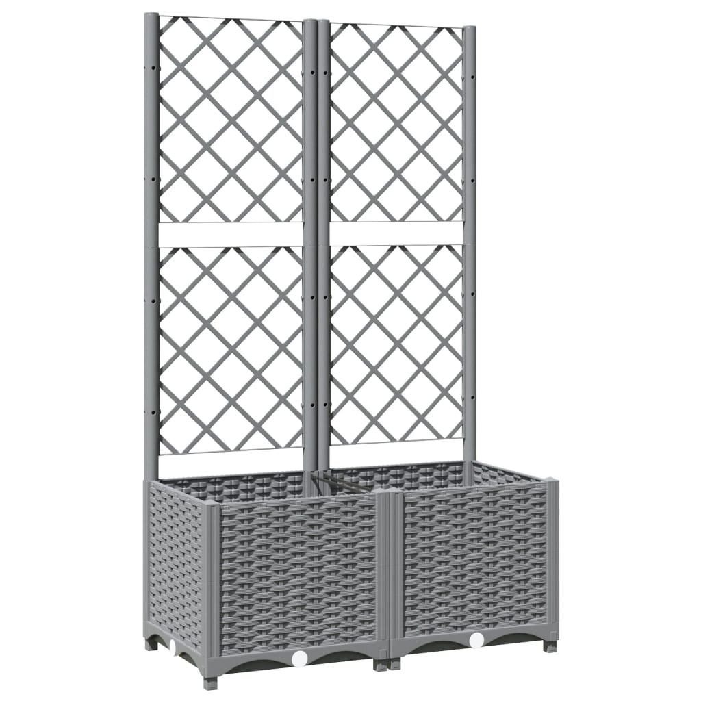 Garden Planter With Trellis Pp