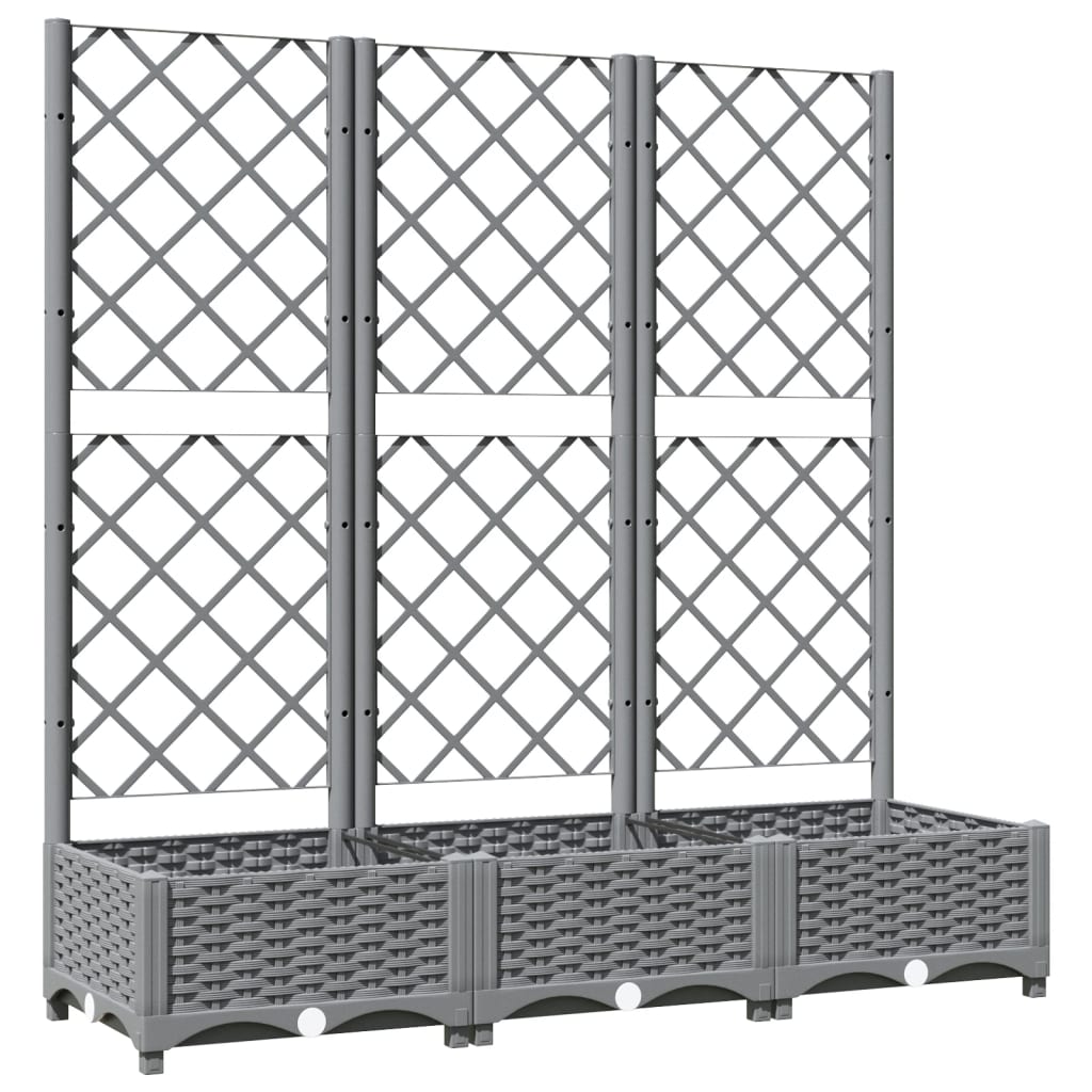 Garden Planter With Trellis Pp