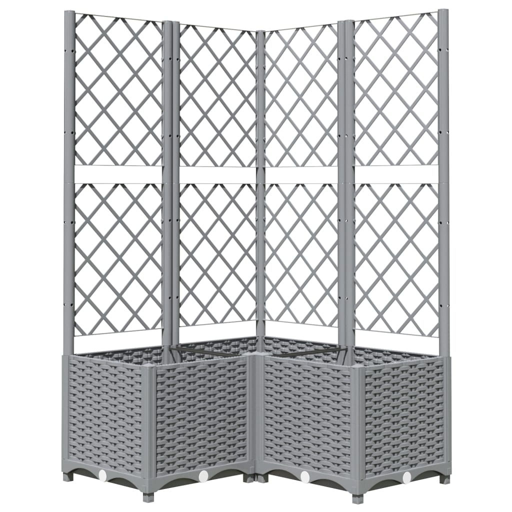 Garden Planter With Trellis Pp