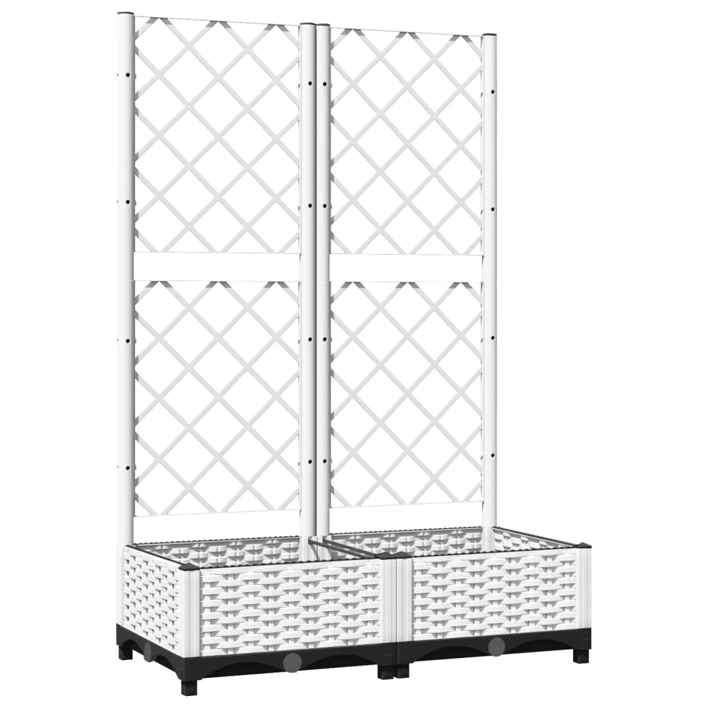 Garden Planter With Trellis Pp