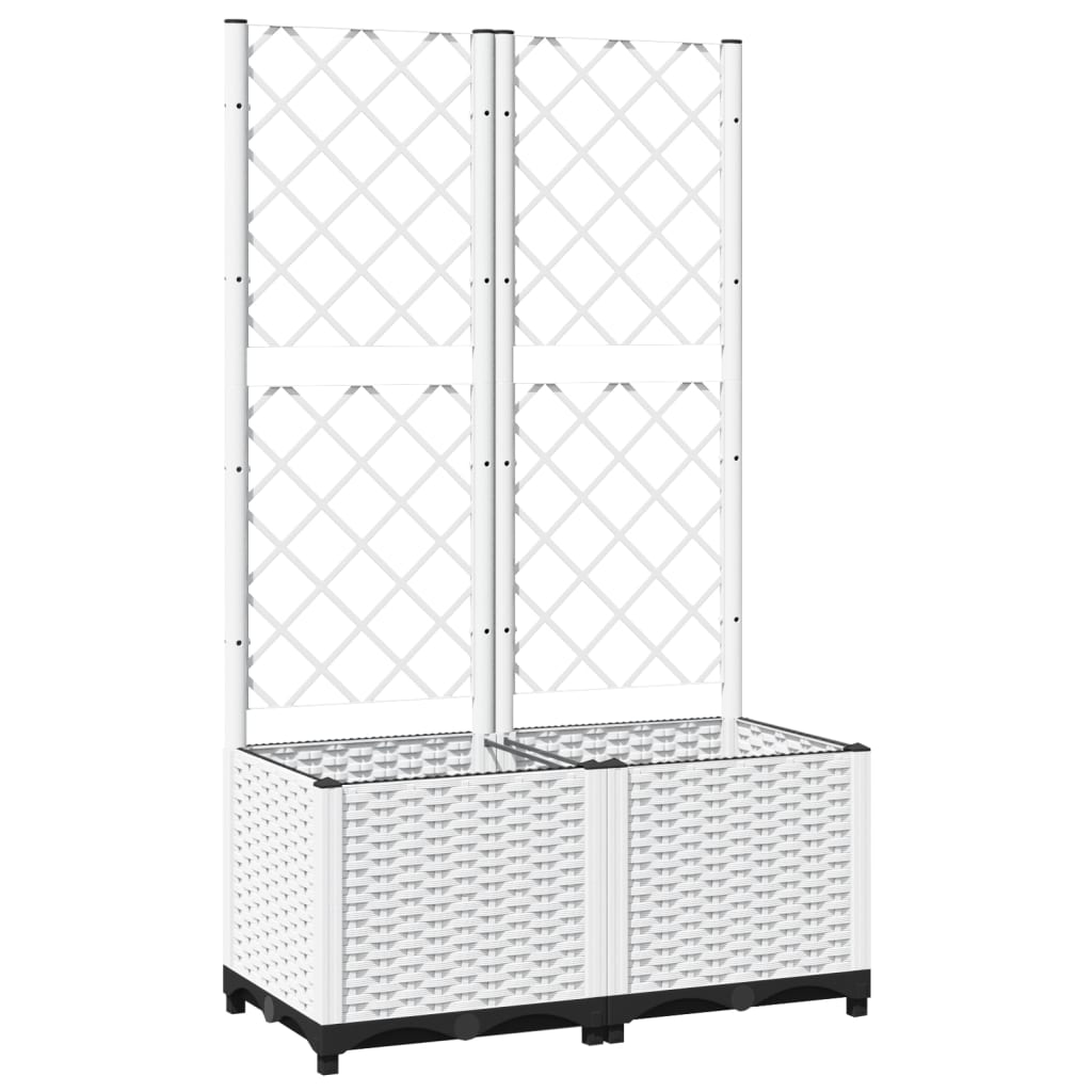 Garden Planter With Trellis Pp