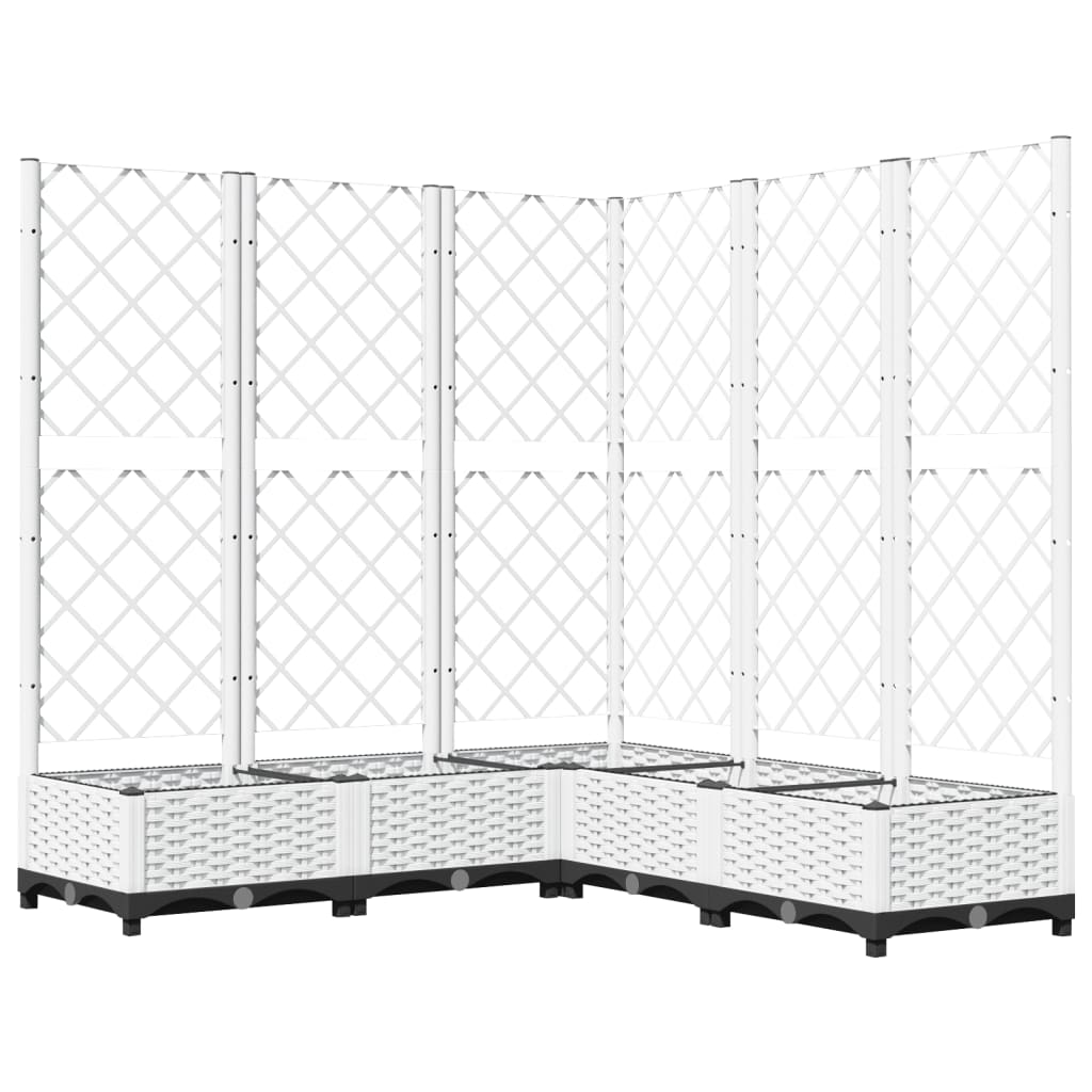 Garden Planter With Trellis Pp