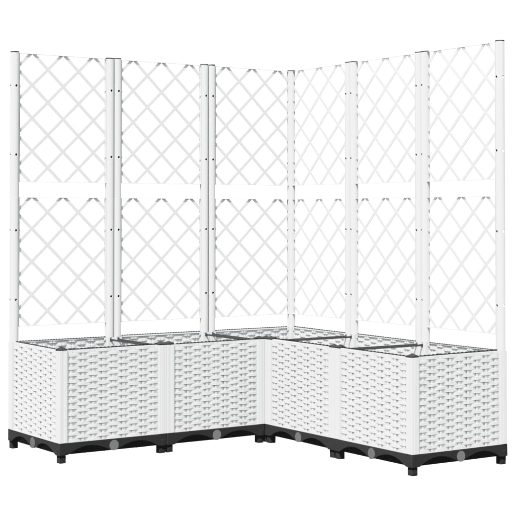 Garden Planter With Trellis Pp