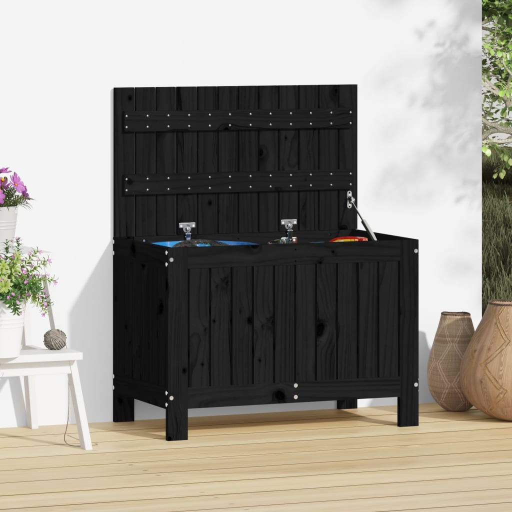Garden Storage Box Solid Wood Pine