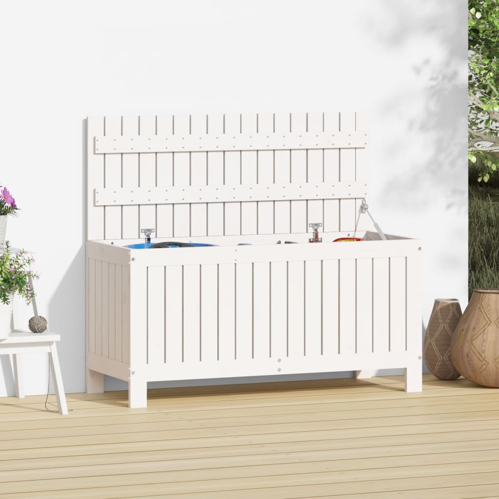 Garden Storage Box Solid Wood Pine